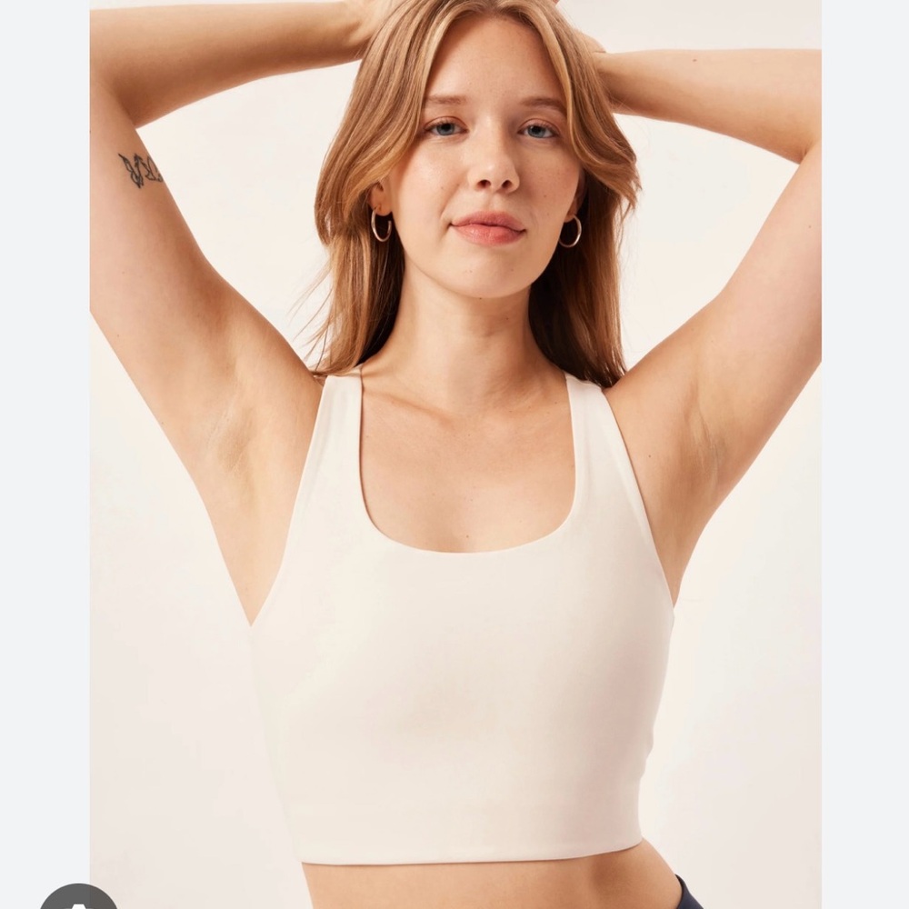 Paloma Racerback Bra in Ivory